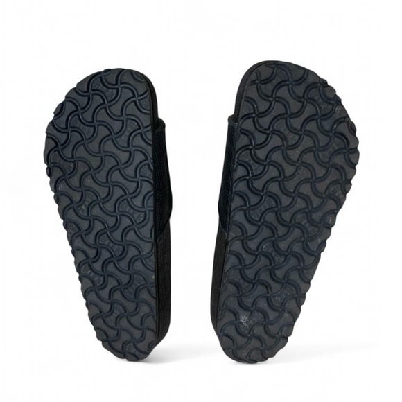 Birkenstock Black Slide Sandals Size 38/ 7-7.5 Like NEW - Picture 4 of 4